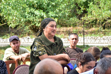 Qax Rayon İcra Hakimiyyətinin başçısı Elvin Paşayev Suskənd kəndində səyyar qəbul keçirib