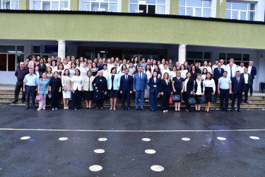 Qaxda müəllimlərin konfransı keçirilib