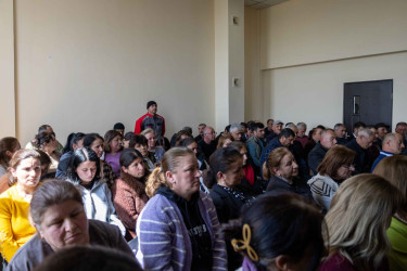 Qax Rayon İcra Hakimiyyətinin başçısı Elvin Paşayev Ləkit kəndində səyyar qəbul keçirib