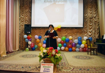 Rayonda“Konstitusiyaya sədaqət, kitaba hörmət” adlı kitab bayramı keçirilib.