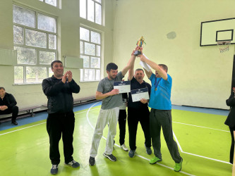 Qax rayonunda ümumtəhsil məktəblərinin müəllimlərdən ibarət komandaları arasında 3x3 basketbol üzrə turnir keçirilib