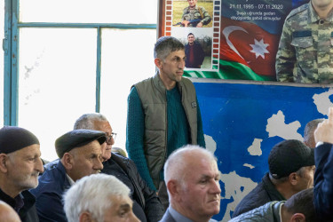 Qax Rayon İcra Hakimiyyətinin başçısı Elvin Paşayev Marsan kəndində səyyar qəbul keçirib