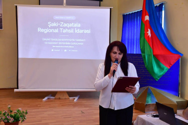 Qaxda müəllimlərin konfransı keçirilib