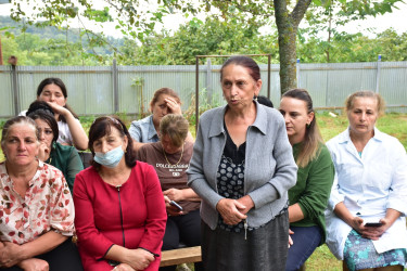 Qax Rayon İcra Hakimiyyətinin başçısı Elvin Paşayev Ləkit-Malax kəndində səyyar qəbul keçirib