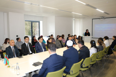 "Dövlət-din münasibətləri və dini radikalizmə qarşı mübarizədə gənclərin rolu" mövzusunda növbəti maarifləndirici görüş keçirilmişdir