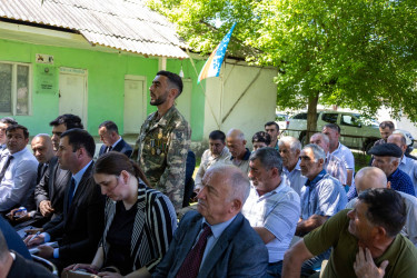 Qax Rayon İcra Hakimiyyətinin başçısı Elvin Paşayev Tanqıt kəndində səyyar qəbul keçirib