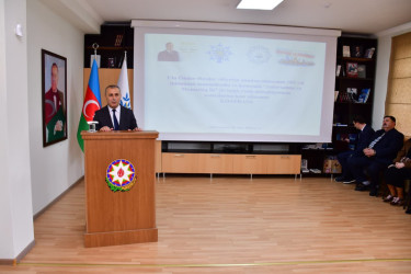Qax Rayon İcra Hakimiyyətinin dəstəyi, Yeni Azərbaycan Partiyası Qax rayon təşkilatı və Elm və Təhsil İşçiləri Həmkarlar İttifaqı Qax rayon komitəsinin birgə təşkilatçılığı ilə Yeni Azərbaycan Partiyası Qax rayon təşkilatının inzibati binasında Ulu Öndər Heydər Əliyevin anadan olmasının 103- cü ildönümü münasibətilə “Heydər Əliyev müasir Azərbaycanın qurucusudur” mövzusuna və həmçinin “Şəhərsalma və Memarlıq İli” ilə bağlı rəsm müsabiqəsinin nəticələrinə həsr olunmuş konfrans keçirilmişdir.