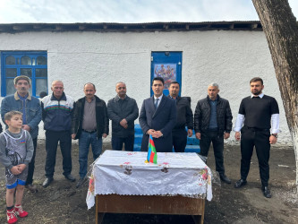 Qax rayonunun Almalı kəndində Güləş zalı istifadəyə verilib