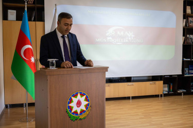 Qax rayon İcra Hakimiyyətinin təşkilatçılığı ilə 28 May- Müstəqillik günü ilə əlaqədar rayon tədbiri keçirilib