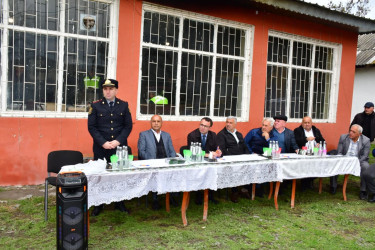 Qaxda kənd təsərrüfatı texnikalarına dair maarifləndirici görüş və səyyar xidmət keçirilib