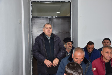 Qax Rayon İcra Hakimiyyətinin başçısı Elvin Paşayev Lələli kəndində səyyar qəbul keçirib