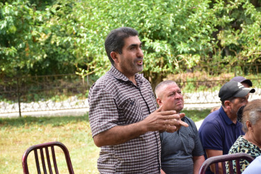 Qax Rayon İcra Hakimiyyətinin başçısı Elvin Paşayev Suskənd kəndində səyyar qəbul keçirib