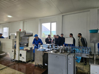 Qax Rayon İcra Hakimiyyətinin başçısı "Unikal" MMC-nin istehsalat sahəsi ilə tanış olub