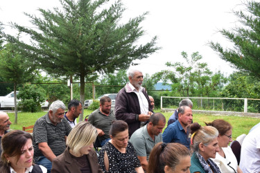Qax Rayon İcra Hakimiyyətinin başçısı Elvin Paşayev Aşağı Malax kəndində səyyar qəbul keçirib