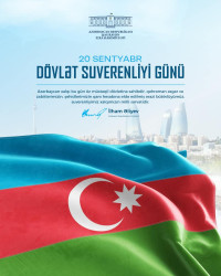20 sentyabr- Dövlət Suverenliyi Günüdür