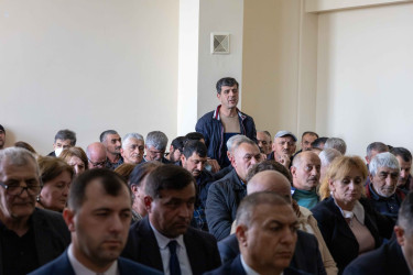 Qax Rayon İcra Hakimiyyətinin başçısı Elvin Paşayev Ləkit kəndində səyyar qəbul keçirib