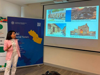 Qax rayonunda “Mədəni irsimizi turizm imkanına çevirək” mövzusunda gənclər üçün təlim təşkil edilib.