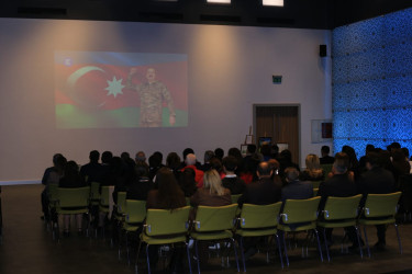 Qaxda “Heydər Əliyev məktəblilərin gözü  ilə” adlı inşa müsabiqəsi qaliblərinin mükafatlandırılması mərasimi keçirilib