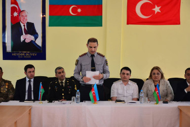 Qax şəhər Namiq Allahverdiyev adına 2 nömrəli məktəb-liseydə İnsan Hüquqları Aylığı çərçivəsində maarifləndirici görüş keçirilib