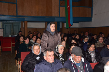 Qax Rayon İcra Hakimiyyətinin başçısı Elvin Paşayev İlisu kəndində səyyar qəbul keçirib