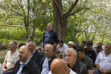 Qax Rayon İcra Hakimiyyətinin başçısı Elvin Paşayev Qaradolaq kəndində səyyar qəbul keçirib