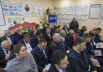 Qax Rayon İcra Hakimiyyətinin başçısı Elvin Paşayev Qarabaldır kəndində səyyar qəbul keçirib