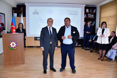 Qax Rayon İcra Hakimiyyətinin dəstəyi, Yeni Azərbaycan Partiyası Qax rayon təşkilatı və Elm və Təhsil İşçiləri Həmkarlar İttifaqı Qax rayon komitəsinin birgə təşkilatçılığı ilə Yeni Azərbaycan Partiyası Qax rayon təşkilatının inzibati binasında Ulu Öndər Heydər Əliyevin anadan olmasının 103- cü ildönümü münasibətilə “Heydər Əliyev müasir Azərbaycanın qurucusudur” mövzusuna və həmçinin “Şəhərsalma və Memarlıq İli” ilə bağlı rəsm müsabiqəsinin nəticələrinə həsr olunmuş konfrans keçirilmişdir.