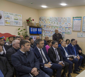 Qax Rayon İcra Hakimiyyətinin başçısı Elvin Paşayev Qarabaldır kəndində səyyar qəbul keçirib