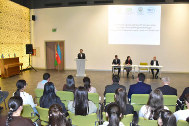 Qax Rayon İcra Hakimiyyətinin başçısı Elvin Paşayev  gənclərlə görüş keçirib