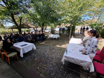 Qax rayonunda qəhvəyi mərmər bağacığına qarşı maarifləndirmə tədbirləri keçirilib