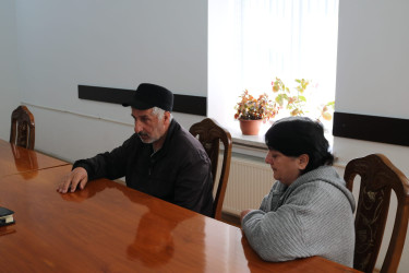 Qax Rayon İcra Hakimiyyətinin başçısı Elvin Paşayev vətəndaş qəbulu keçirib