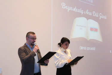 Heydər Əliyev Mərkəzində 21 fevral- Beynəlxalq Ana Dili Gününə həsr olunmuş “Dilimizi qoruyaq” mövzusunda tədbir keçirilib