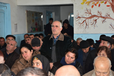 Qax Rayon İcra Hakimiyyətinin başçısı Elvin Paşayev Şotavar kəndində səyyar qəbul keçirib