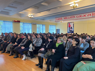 “25 noyabr Qadın Zorakılığına qarşı Beynəlxalq Mübarizə Günü”nə həsr olunmuş  tədbir