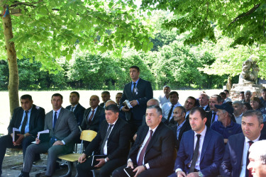 Qax Rayon İcra Hakimiyyətinin başçısı Elvin Paşayev Qaratala kəndində səyyar qəbul keçirib