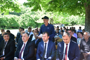 Qax Rayon İcra Hakimiyyətinin başçısı Elvin Paşayev Qaratala kəndində səyyar qəbul keçirib