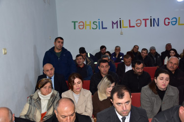 Qax Rayon İcra Hakimiyyətinin başçısı Elvin Paşayev Qaşqaçay kəndində sakinlərlə  görüşüb.