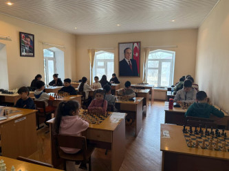 Qax rayon Uşaq-Gənclər İdman-Şahmat Məktəbində Böyük Yarışın Açılışı!