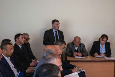 Qax Rayon İcra Hakimiyyətinin başçısı Elvin Paşayev Ləkit-Kötüklü kəndində səyyar qəbul keçirib