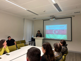 “Qadınlara qarşı Gender əsaslı zorakılıqla mübarizə” adlı növbəti maarifləndirici tədbir keçirilib