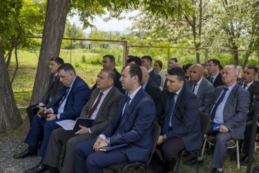 Qax Rayon İcra Hakimiyyətinin başçısı Elvin Paşayev Qaradolaq kəndində səyyar qəbul keçirib