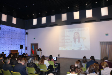 “Mehriban Əliyeva – zəriflik, əzmkarlıq, kübarlıq və vətənpərvərlik mücəssiməsi”  mövzusuna həsr olunmuş elmi-praktik konfrans keçirilmişdir