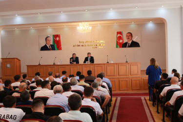 Qaxda qəhvəyi mərmər bağacığı və Amerika ağ kəpənəyinə qarşı mübarizə tədbirlərinə həsr olunmuş fermerlərlə görüş keçirilib