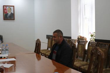 Qax Rayon İcra Hakimiyyətinin başçısı Elvin Paşayev Rayon İcra Hakimiyyətində  vətəndaş qəbulu keçirib.