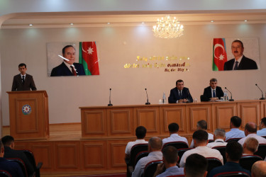 Qaxda qəhvəyi mərmər bağacığı və Amerika ağ kəpənəyinə qarşı mübarizə tədbirlərinə həsr olunmuş fermerlərlə görüş keçirilib