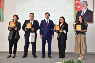 Rayonda 5 oktyabr – Beynəlxalq Müəllimlər Günü qeyd  olundu.