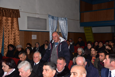 Qax Rayon İcra Hakimiyyətinin başçısı Elvin Paşayev İlisu kəndində səyyar qəbul keçirib