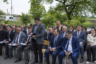 Qax Rayon İcra Hakimiyyətinin başçısı Elvin Paşayev Amanlı kəndində səyyar qəbul keçirib