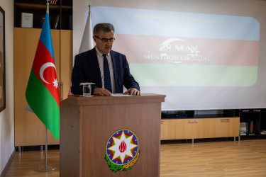 Qax rayon İcra Hakimiyyətinin təşkilatçılığı ilə 28 May- Müstəqillik günü ilə əlaqədar rayon tədbiri keçirilib