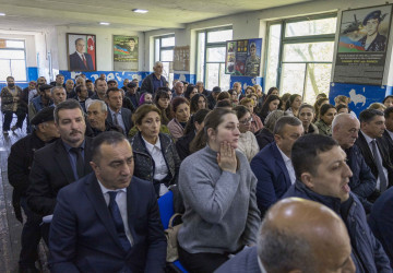 Qax Rayon İcra Hakimiyyətinin başçısı Elvin Paşayev Marsan kəndində səyyar qəbul keçirib